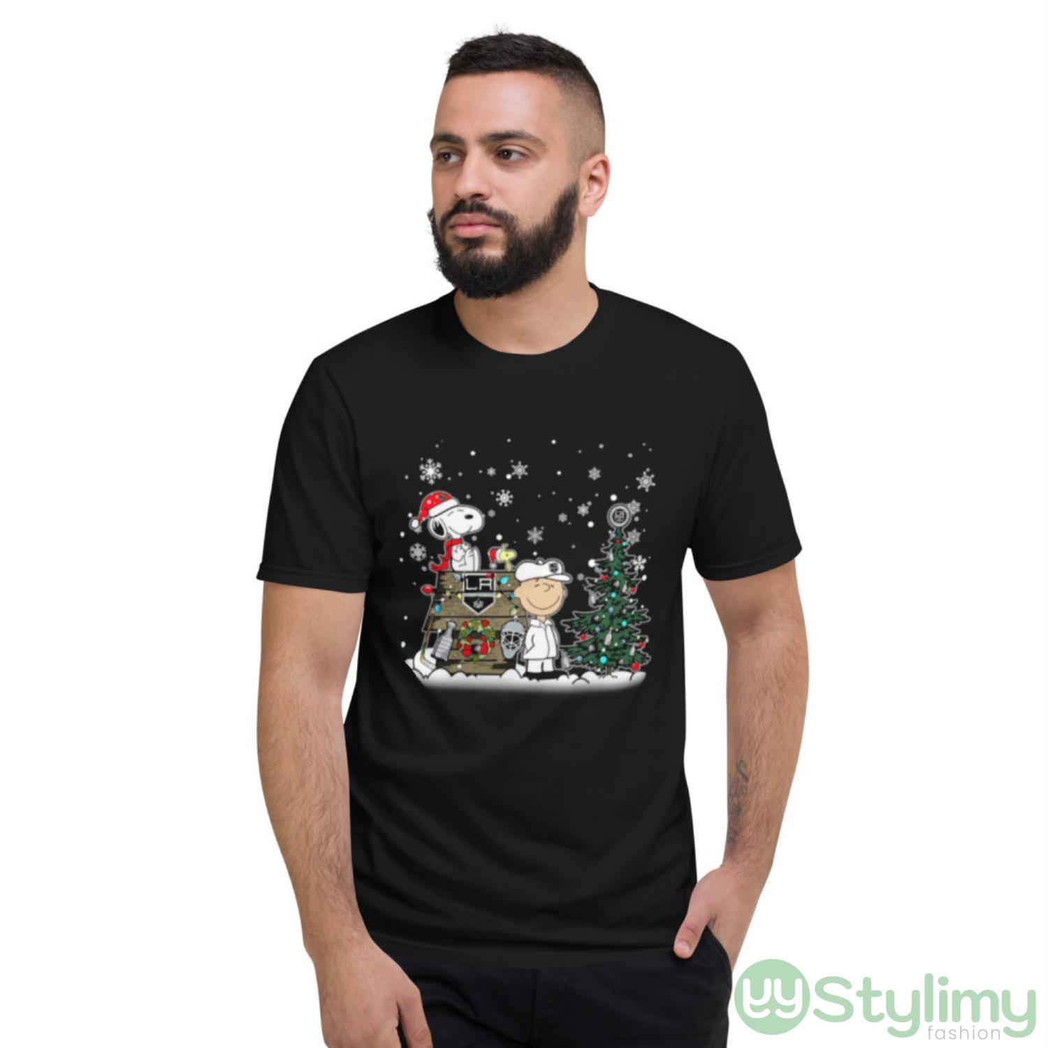 NHL Los Angeles Kings Snoopy Charlie Brown Woodstock Christmas Stanley Cup Hockey Shirt 8 NHL Los Angeles Kings Snoopy Charlie Brown Woodstock Christmas Stanley Cup Hockey Shirt - Short Sleeve T-Shirt