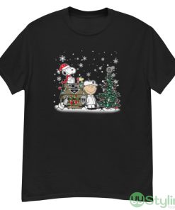 NHL Los Angeles Kings Snoopy Charlie Brown Woodstock Christmas Stanley Cup Hockey Shirt - G500 Men’s Classic T-Shirt