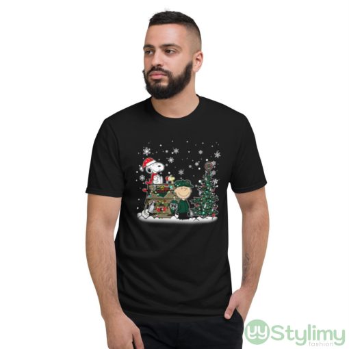NHL Minnesota Wild Snoopy Charlie Brown Woodstock Christmas Stanley Cup Hockey Shirt