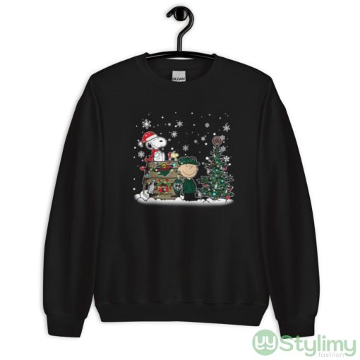 NHL Minnesota Wild Snoopy Charlie Brown Woodstock Christmas Stanley Cup Hockey Shirt