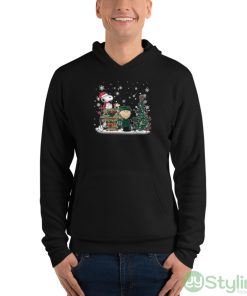 NHL Minnesota Wild Snoopy Charlie Brown Woodstock Christmas Stanley Cup Hockey Shirt - Unisex Fleece Pullover Hoodie