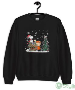 NHL New York Islanders Snoopy Charlie Brown Woodstock Christmas Stanley Cup Hockey Shirt - Unisex Crewneck Sweatshirt
