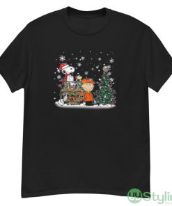 NHL New York Islanders Snoopy Charlie Brown Woodstock Christmas Stanley Cup Hockey Shirt - G500 Men’s Classic T-Shirt