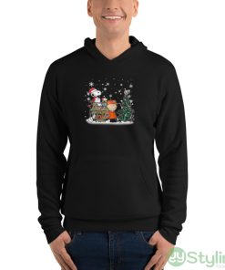NHL New York Islanders Snoopy Charlie Brown Woodstock Christmas Stanley Cup Hockey Shirt - Unisex Fleece Pullover Hoodie