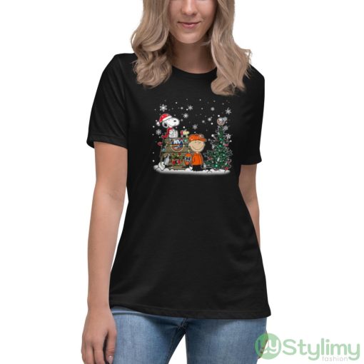 NHL New York Islanders Snoopy Charlie Brown Woodstock Christmas Stanley Cup Hockey Shirt