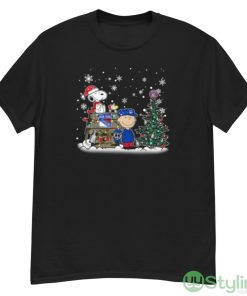 NHL New York Rangers Snoopy Charlie Brown Woodstock Christmas Stanley Cup Hockey Shirt - G500 Men’s Classic T-Shirt
