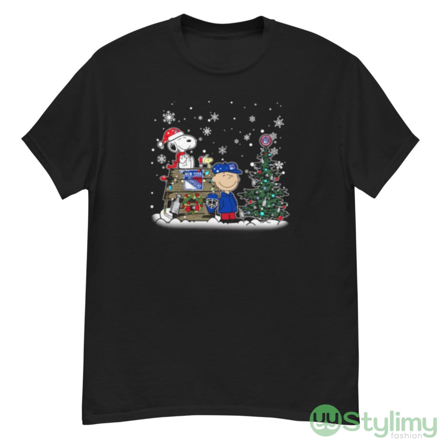 NHL New York Rangers Snoopy Charlie Brown Woodstock Christmas Stanley Cup Hockey Shirt 7 NHL New York Rangers Snoopy Charlie Brown Woodstock Christmas Stanley Cup Hockey Shirt - G500 Men’s Classic T-Shirt