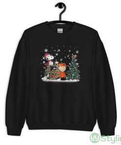 NHL Philadelphia Flyers Snoopy Charlie Brown Woodstock Christmas Stanley Cup Hockey Shirt - Unisex Crewneck Sweatshirt