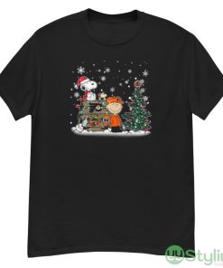 NHL Philadelphia Flyers Snoopy Charlie Brown Woodstock Christmas Stanley Cup Hockey Shirt - G500 Men’s Classic T-Shirt