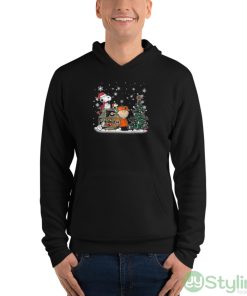 NHL Philadelphia Flyers Snoopy Charlie Brown Woodstock Christmas Stanley Cup Hockey Shirt - Unisex Fleece Pullover Hoodie