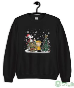 NHL Pittsburgh Penguins Snoopy Charlie Brown Woodstock Christmas Stanley Cup Hockey Shirt - Unisex Crewneck Sweatshirt