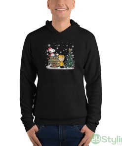 NHL Pittsburgh Penguins Snoopy Charlie Brown Woodstock Christmas Stanley Cup Hockey Shirt - Unisex Fleece Pullover Hoodie