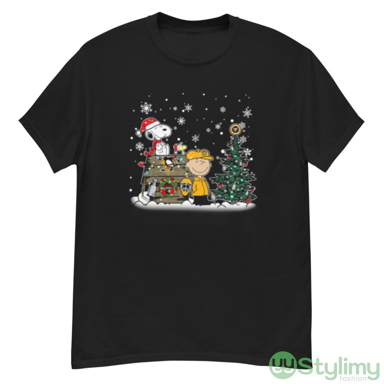 NHL Pittsburgh Penguins Snoopy Charlie Brown Woodstock Christmas Stanley Cup Hockey Shirt 7 NHL Pittsburgh Penguins Snoopy Charlie Brown Woodstock Christmas Stanley Cup Hockey Shirt - G500 Men’s Classic T-Shirt