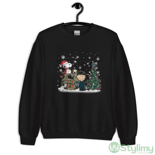 NHL San Jose Sharks Snoopy Charlie Brown Woodstock Christmas Stanley Cup Hockey Shirt