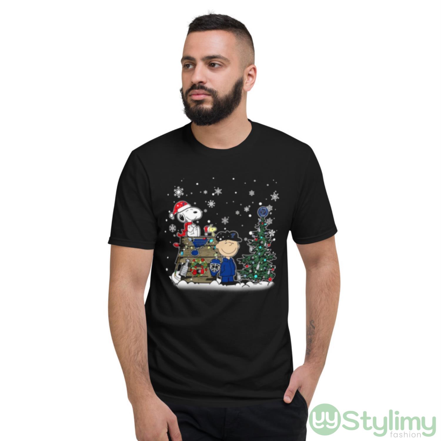 NHL St.Louis Blues Snoopy Charlie Brown Woodstock Christmas Stanley Cup Hockey Shirt 8 NHL St.Louis Blues Snoopy Charlie Brown Woodstock Christmas Stanley Cup Hockey Shirt - Short Sleeve T-Shirt