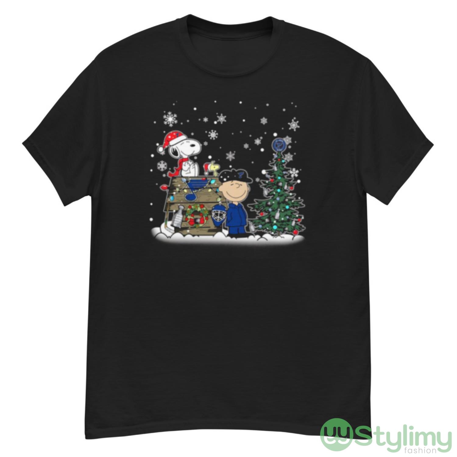 NHL St.Louis Blues Snoopy Charlie Brown Woodstock Christmas Stanley Cup Hockey Shirt 7 NHL St.Louis Blues Snoopy Charlie Brown Woodstock Christmas Stanley Cup Hockey Shirt - G500 Men’s Classic T-Shirt