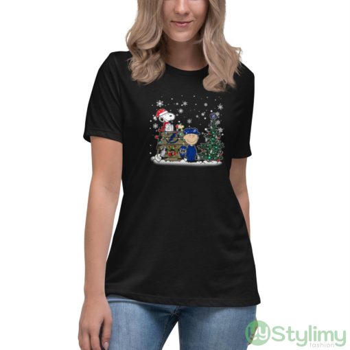 NHL Tampa Bay Lightning Snoopy Charlie Brown Woodstock Christmas Stanley Cup Hockey Shirt