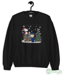 NHL Toronto Maple Leafs Snoopy Charlie Brown Woodstock Christmas Stanley Cup Hockey Shirt - Unisex Crewneck Sweatshirt