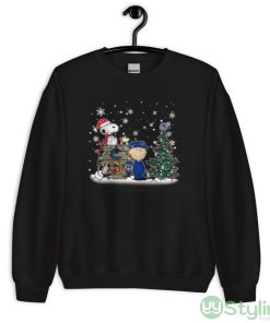 NHL Vancouver Canucks Snoopy Charlie Brown Woodstock Christmas Stanley Cup Hockey Shirt - Unisex Crewneck Sweatshirt