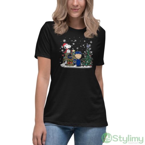 NHL Vancouver Canucks Snoopy Charlie Brown Woodstock Christmas Stanley Cup Hockey Shirt