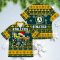 Oakland Athletics Baby Yoda Star Wars American Ugly Christmas Sweater Pattern Hawaiian Shirt Product Photo 2
