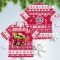 Ohio State Buckeyes Baby Yoda Star Wars American Ugly Christmas Sweater Pattern Hawaiian Shirt Product Photo 2