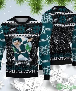 Philadelphia Eagles Christmas Santa Claus Ugly Christmas Sweater Product Photo 1