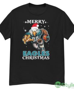 Philadelphia Eagles Santa Hat Merry Eagles Christmas Shirt - G500 Men’s Classic T-Shirt