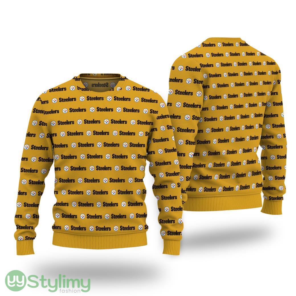 Pittsburgh Steelers All Over Print Christmas Sweater for Fans 2 Pittsburgh Steelers All Over Print Christmas Sweater for Fans Product Photo 1