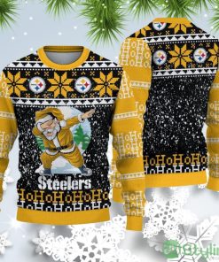 Pittsburgh Steelers Christmas Santa Claus Ugly Christmas Sweater Product Photo 1