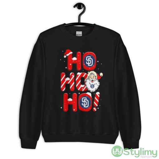 San Diego Padres MLB Baseball Ho Ho Ho Santa Claus Merry Christmas Shirt - Unisex Crewneck Sweatshirt