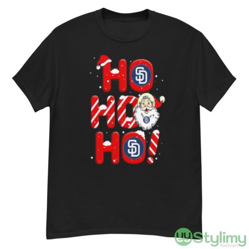 San Diego Padres MLB Baseball Ho Ho Ho Santa Claus Merry Christmas Shirt - G500 Men’s Classic T-Shirt