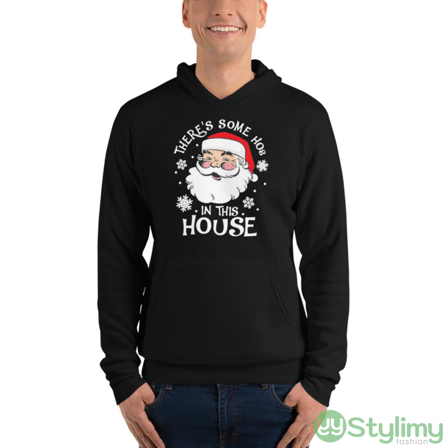 Santa Claus Theres Some Hoes In This House Christmas Shirt 10 Santa Claus Theres Some Hoes In This House Christmas Shirt - Unisex Fleece Pullover Hoodie