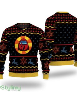 Shhhhhh Among Us Ugly Christmas Sweater Product Photo 1