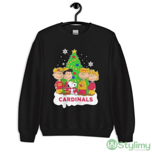 Snoopy The Peanuts Arizona Cardinals Christmas Shirt - Unisex Crewneck Sweatshirt