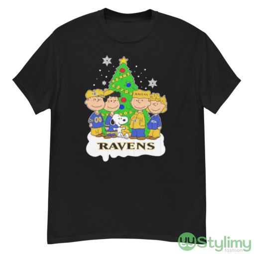 Snoopy The Peanuts Baltimore Ravens Christmas Shirt - G500 Men’s Classic T-Shirt