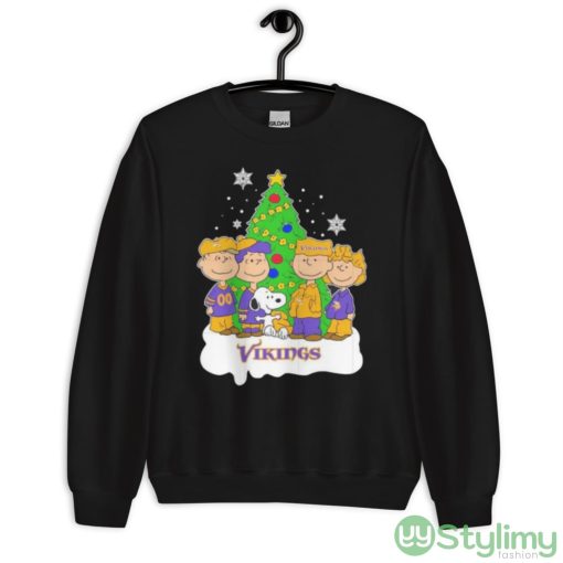 Snoopy The Peanuts Minnesota Vikings Christmas Shirt - Unisex Crewneck Sweatshirt