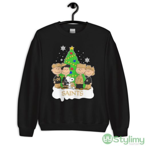 Snoopy The Peanuts New Orleans Saints Christmas Shirt - Unisex Crewneck Sweatshirt