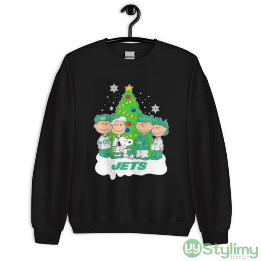 Snoopy The Peanuts New York Jets Christmas Shirt - Unisex Crewneck Sweatshirt