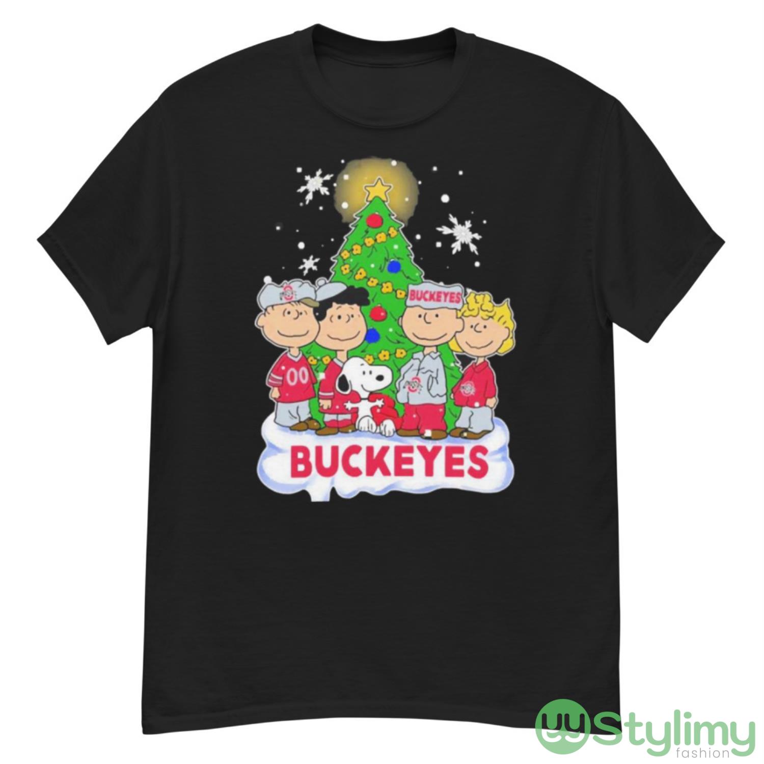 Snoopy The Peanuts Ohio State Buckeyes Christmas Shirt 8 Snoopy The Peanuts Ohio State Buckeyes Christmas Shirt - G500 Men’s Classic T-Shirt
