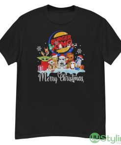 Star Wars Characters Burger King Merry Christmas Shirt - G500 Men’s Classic T-Shirt