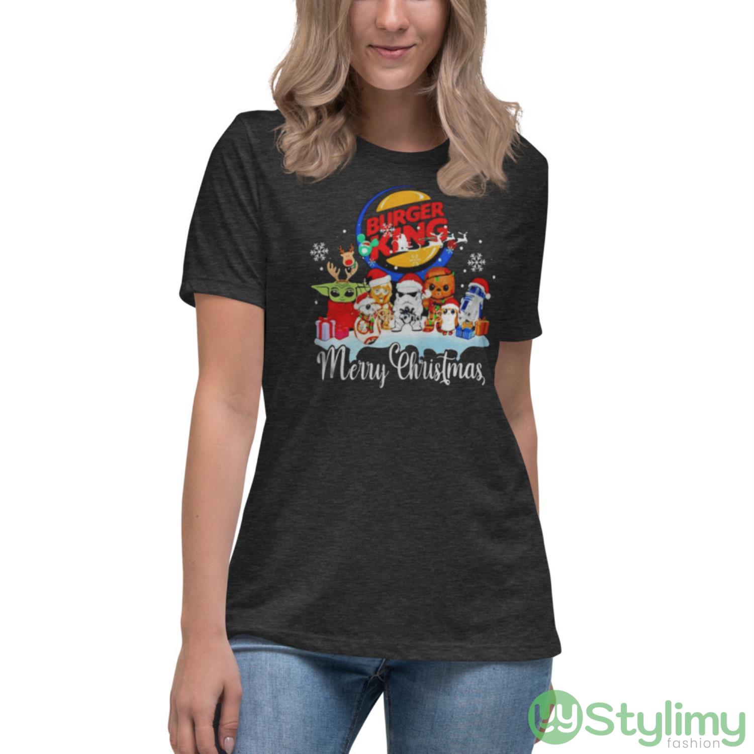 Star Wars Characters Burger King Merry Christmas Shirt 10 star wars characters burger king merry christmas shirt 5