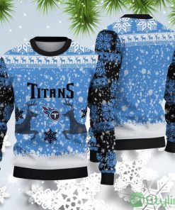 Tennessee Titans Christmas Reindeer Ugly Christmas Sweater Product Photo 1