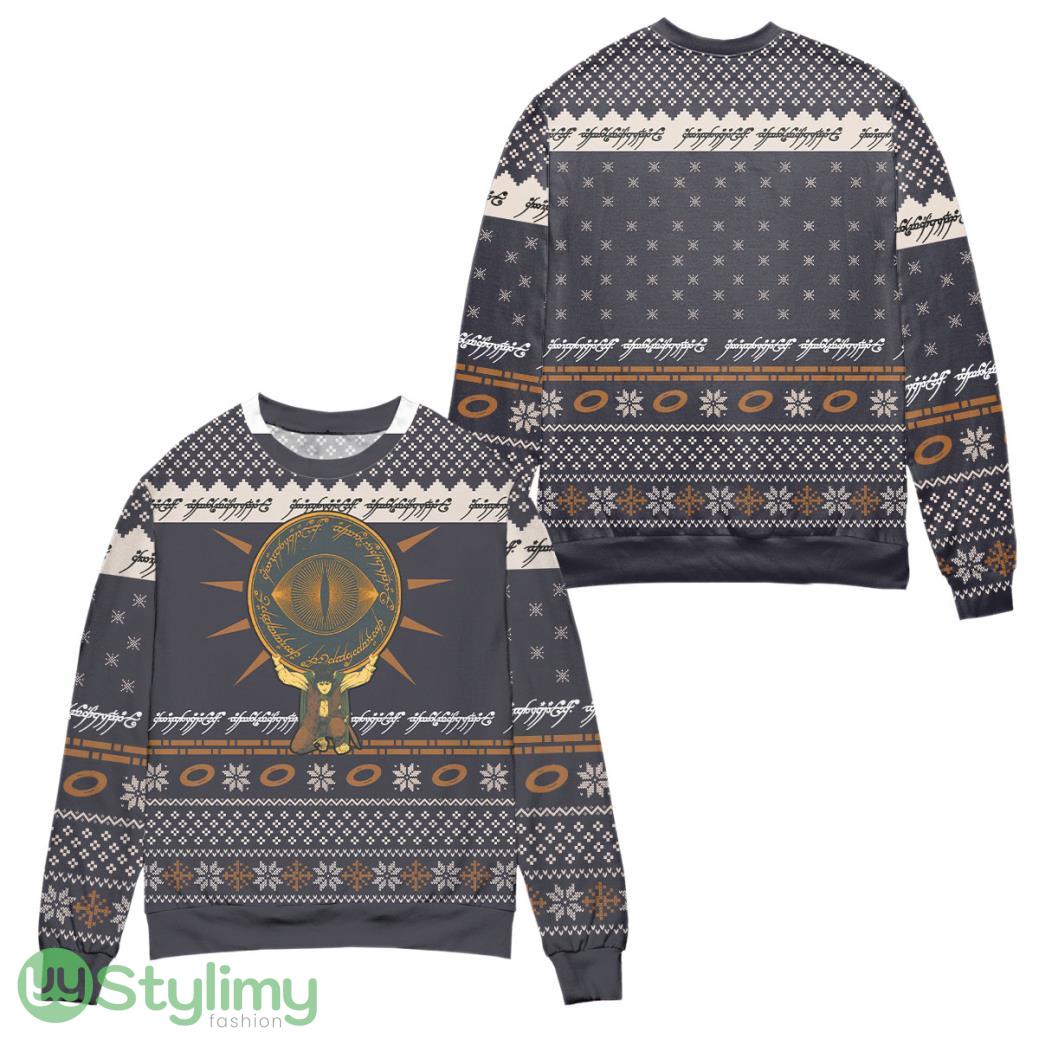The Lord Of The Rings Burden Ugly Christmas Sweater 2 The Lord Of The Rings Burden Ugly Christmas Sweater Product Photo 1