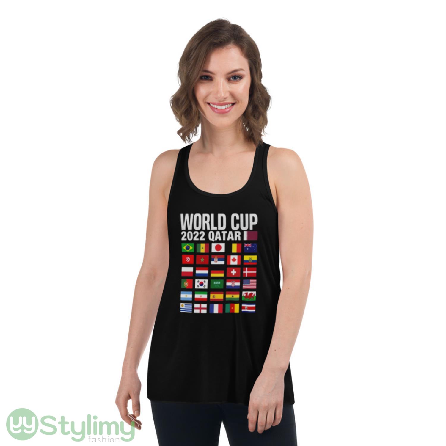 World Cup in Qatar Shirt 5 World Cup in Qatar Shirt - Women's Flowy Racerback Tank