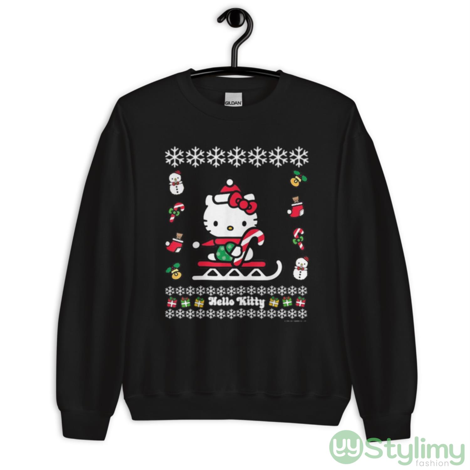 Awesome Hello Kitty Ugly Christmas Shirt 3 Awesome Hello Kitty Ugly Christmas Shirt - Unisex Crewneck Sweatshirt