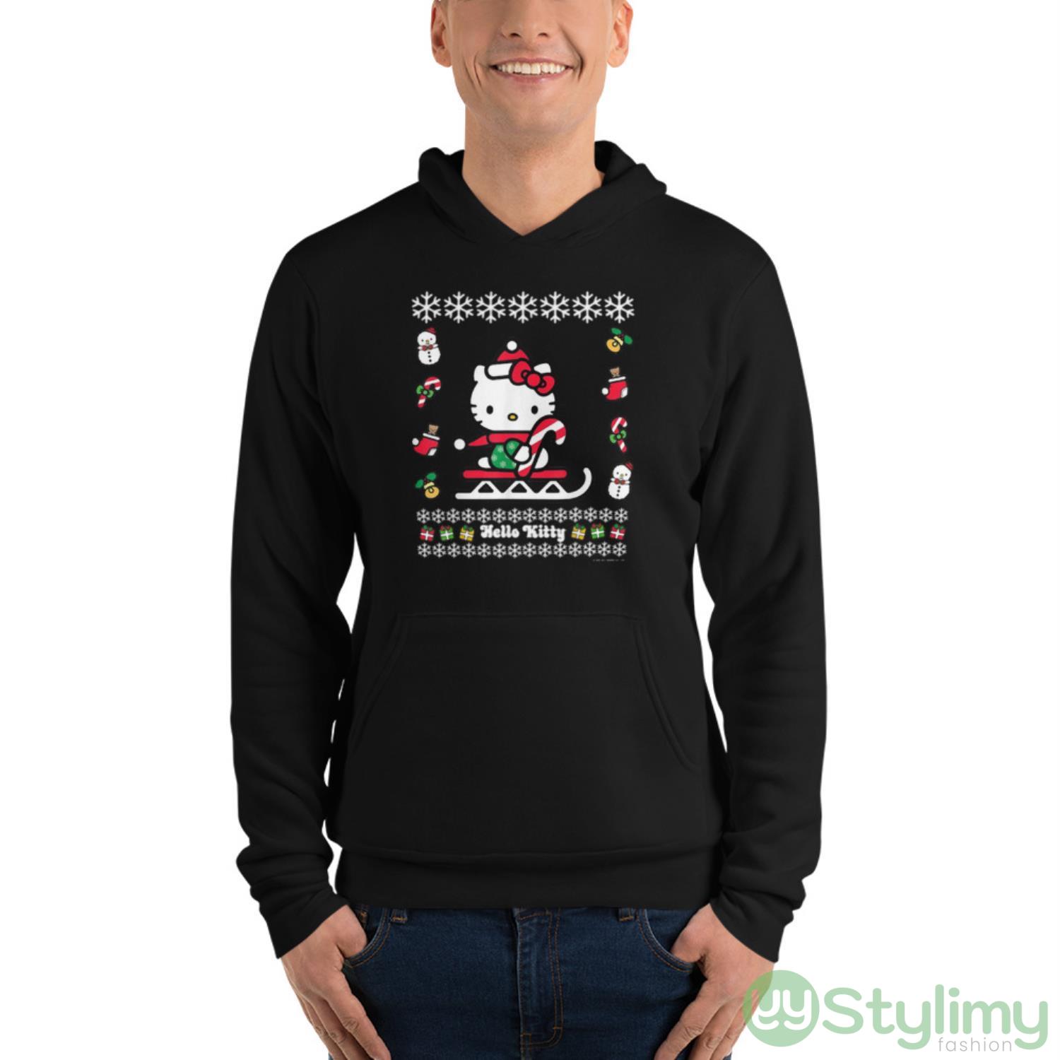 Awesome Hello Kitty Ugly Christmas Shirt 4 Awesome Hello Kitty Ugly Christmas Shirt - Unisex Fleece Pullover Hoodie
