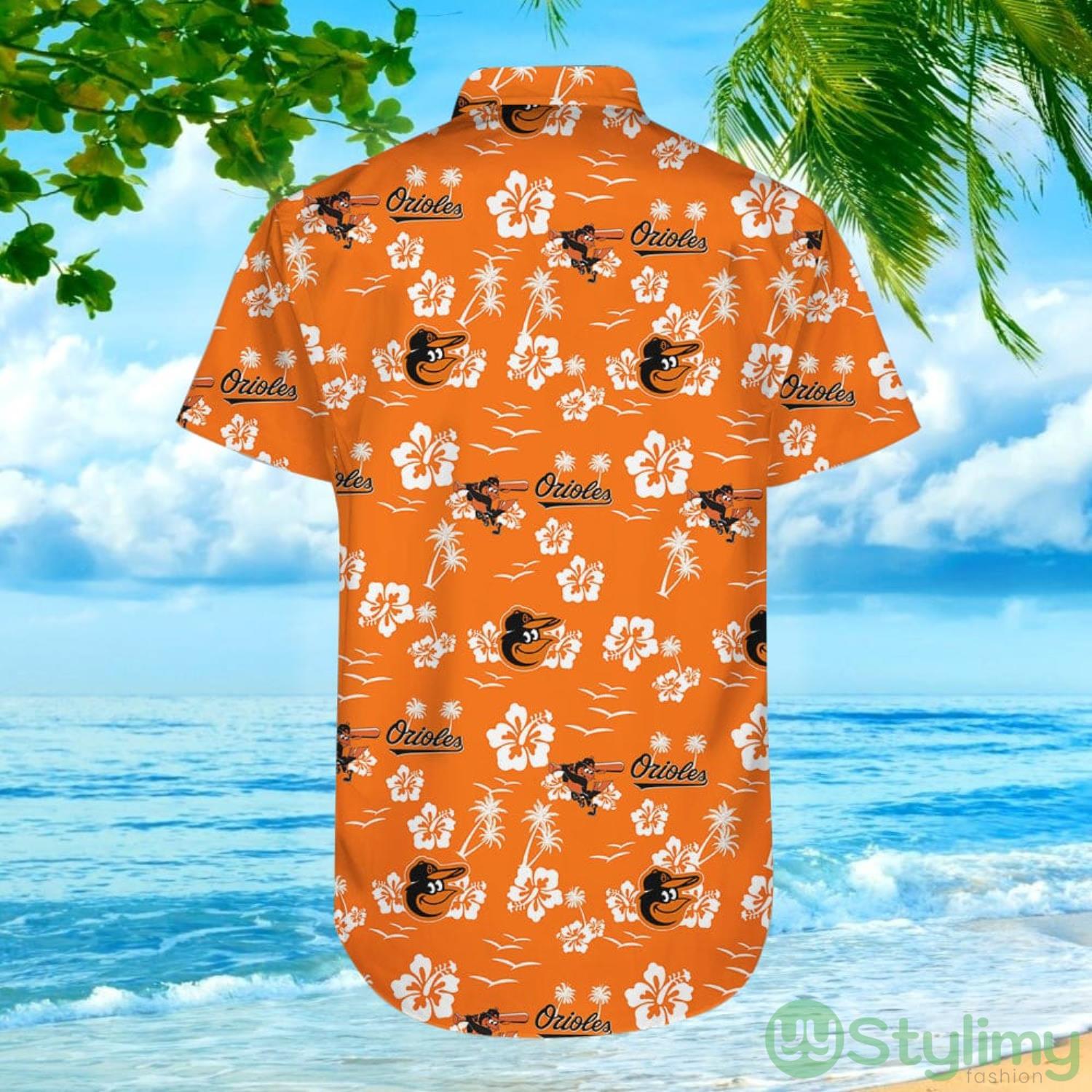 Baltimore Orioles Orange Hawaiian Shirt For Men And Women 3 Baltimore Orioles Orange Hawaiian Shirt For Men And Women Product Photo 1