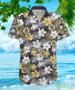 Boston Bruins Hawaii Floral Hawaiian Shirt For Men And Women Product Photo 3