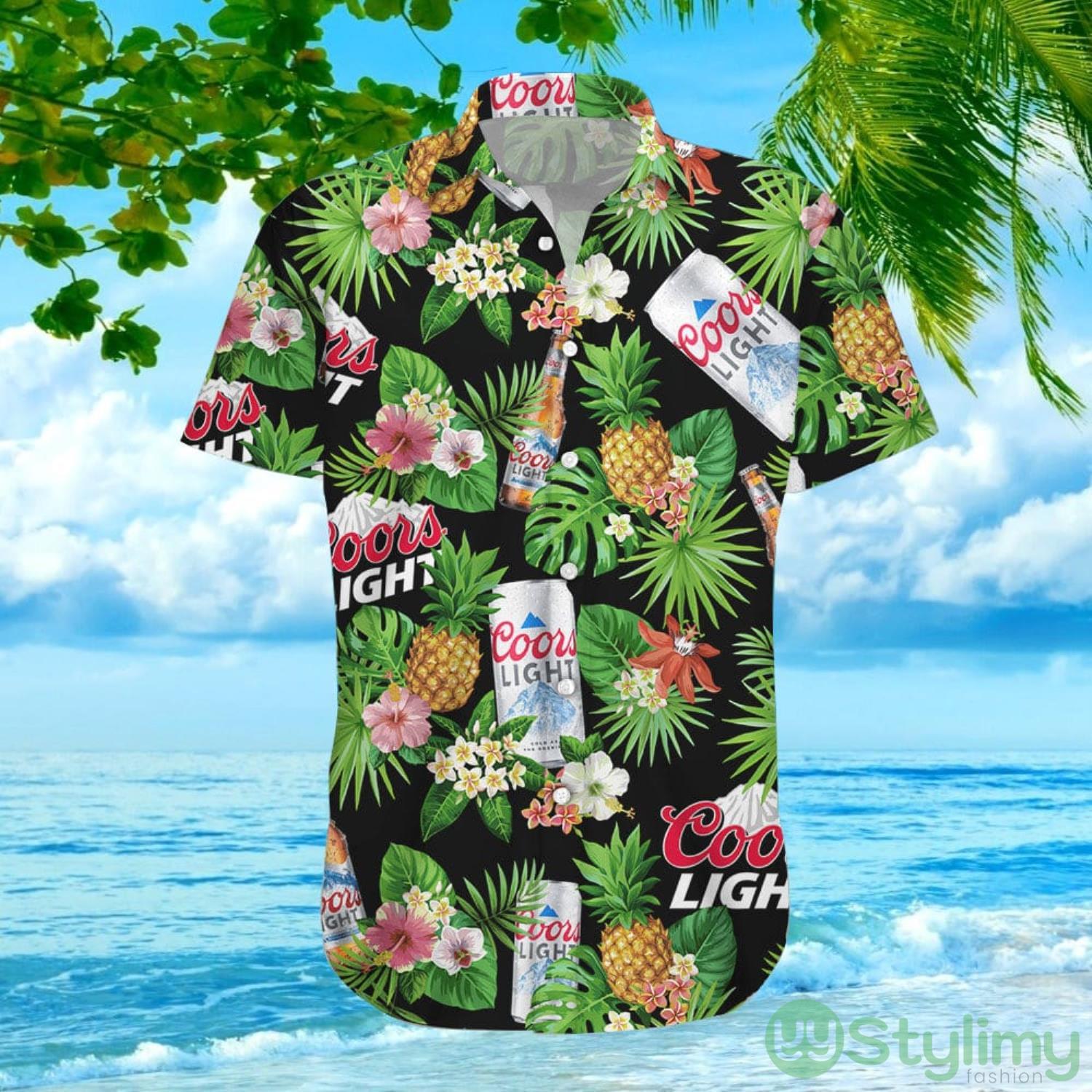 Coors Light Summer Aloha Hawaiian Shirt For Men And Women 2 Coors Light Summer Aloha Hawaiian Shirt For Men And Women Product Photo 2